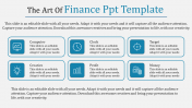 Amazing Finance PPT Template Slide Design-Blue Color